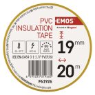 EMOS Szigetelőszalag 19/20 sárga