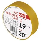 EMOS Szigetelőszalag 19/20 sárga