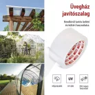 Javító ragasztószalag polikarbonáthoz és üveghez, 25 m × 50 mm, átlátszó