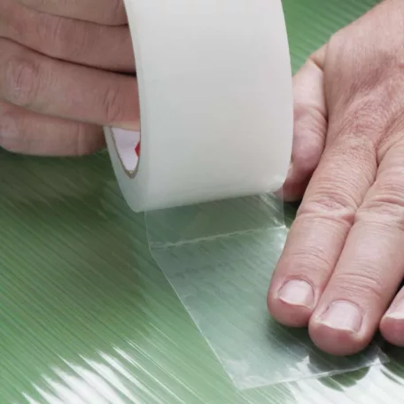 Javító ragasztószalag polikarbonáthoz és üveghez, 25 m × 50 mm, átlátszó