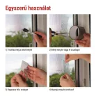 Rovarháló javító szalag 50 mm / 2 m, átlátszó