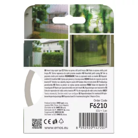 Rovarháló javító szalag 50 mm / 2 m, átlátszó