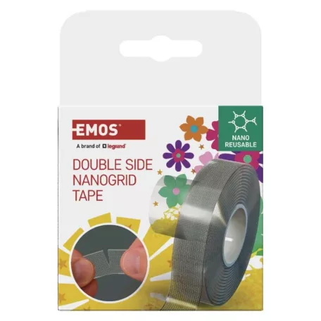  Kétoldalas NANOGRID szalag 19 mm / 3 m, átlátszó