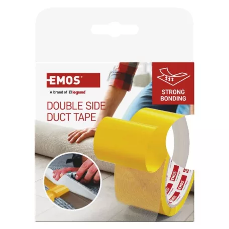 Kétoldalas DUCT szalag 50 mm / 10 m, átlátszó