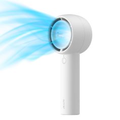  JisuLife FA42 White mini kézi ventilátor, 2000mAh akkumulátor, fehér