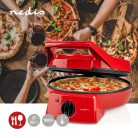 Pizzakészítő és Grillsütő | 30 cm | Állítható hőmérséklet-szabályozás | 1800 W
