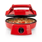Pizzakészítő és Grillsütő | 30 cm | Állítható hőmérséklet-szabályozás | 1800 W