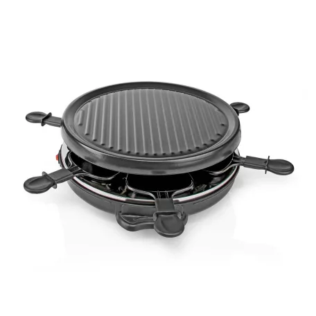 Gourmet / Raclette | Grill | 6 Személy | Spatula | Tapadásmentes bevonat | Kerek