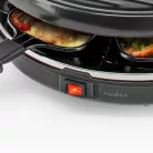 Gourmet / Raclette | Grill | 6 Személy | Spatula | Tapadásmentes bevonat | Kerek