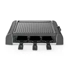 Gourmet / Raclette | Grill | 6 Személy | Spatula | Hőmérséklet beállítás | Tapadásmentes bevonat | Téglalap