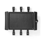 Gourmet / Raclette | Grill | 6 Személy | Spatula | Hőmérséklet beállítás | Tapadásmentes bevonat | Téglalap