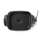 NEDIS Elektromos Serpenyő | 40 cm | Vastag Fröccsöntött Alumínium Váz elektromos asztali grill fcsp110ebk40