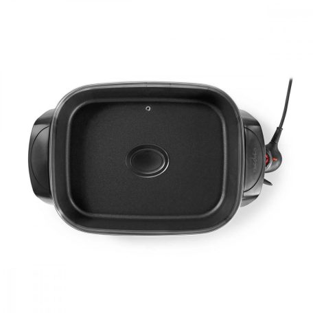 NEDIS Elektromos Serpenyő | 40 cm | Vastag Fröccsöntött Alumínium Váz elektromos asztali grill fcsp110ebk40