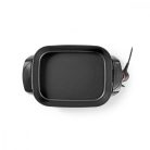 NEDIS Elektromos Serpenyő | 40 cm | Vastag Fröccsöntött Alumínium Váz elektromos asztali grill fcsp110ebk40