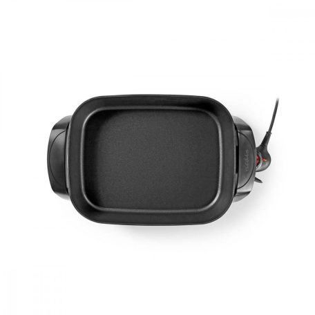 NEDIS Elektromos Serpenyő | 40 cm | Vastag Fröccsöntött Alumínium Váz elektromos asztali grill fcsp110ebk40