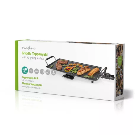 Teppanyaki Asztali Grill | Sütő felület (h X sz): 47.5 x 26.5 cm | 5 Hőbeállítások