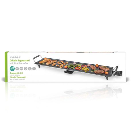 Teppanyaki Asztali Grill | Sütő felület (h X sz): 90 x 23 cm | 5 Hőbeállítások