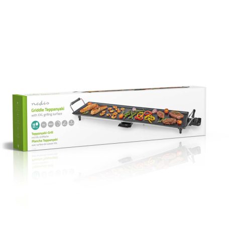 Teppanyaki Asztali Grill | Sütő felület (h X sz): 90 x 23 cm | 5 Hőbeállítások