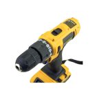 Flinke akkus ütvefúró, ütvecsavarozó 18V (FK-8026) 2db akkumulátorral és töltővel kofferban Flinke akkus csavarbehajtó fúró ütvefúró akkuval készletben (sárga) papír dobozban