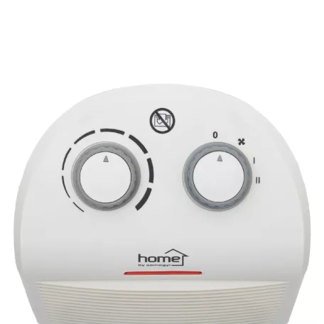 HOME FK1G ventilátoros fűtőtest, max. 2000 W, termosztát, 2 fokozat, 3 funkció, fehér/szürke színű