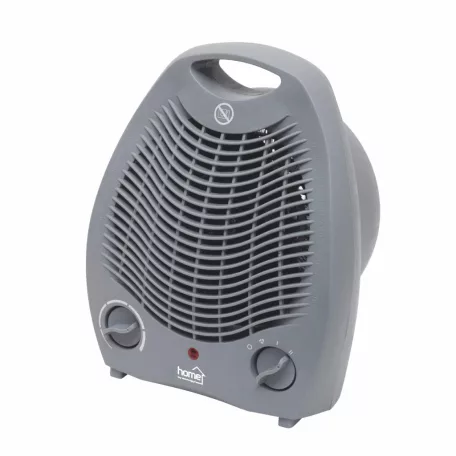 HOME FK1M ventilátoros fűtőtest, max. 2000 W, 2 fokozat, 3 funkció, termosztát, szürke színű