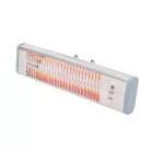 HOME FK20 kvarccsöves fűtőtest, 1200 W, 2 fokozat, fémház, falra szerelhető kivitel