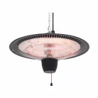 HOME FK262 karbonszálas kültéri fűtőtest, max. 1500 W, 2 fokozat, belógatható, IPX4, zsinórkapcsoló, kültéri kivitel