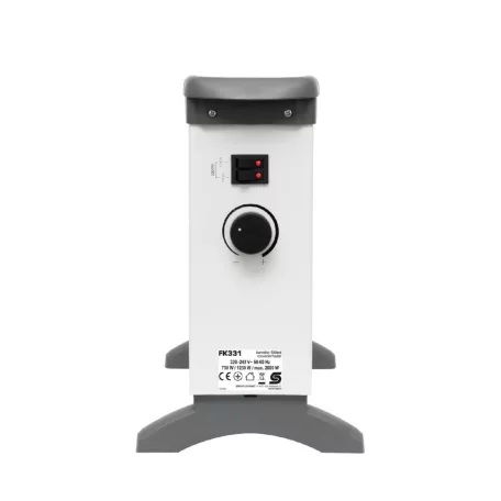 Home FK331 konvektoros fűtőtest, 750 / 1250 / 2000 W, hordozható, termosztát szabályozás, szabadon álló, hordfülek, túlmelegedésvédelem