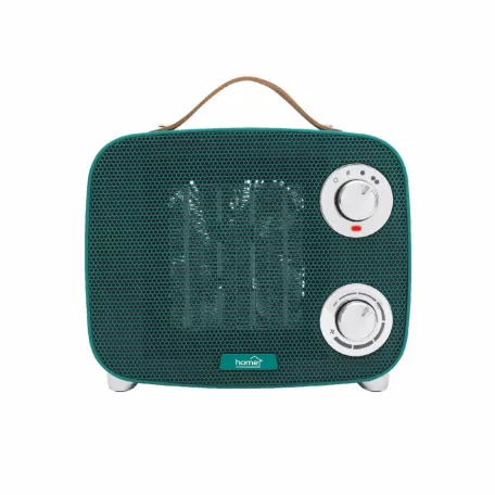 HOME FK58G hordozható PTC kerámia fűtőtest, max. 1500 W, termosztát, 2 fokozat, 3 üzemmód, zöld színű