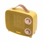 HOME FK58Y hordozható PTC kerámia fűtőtest, max. 1500 W, termosztát, 2 fokozat, 3 üzemmód, sárga színű