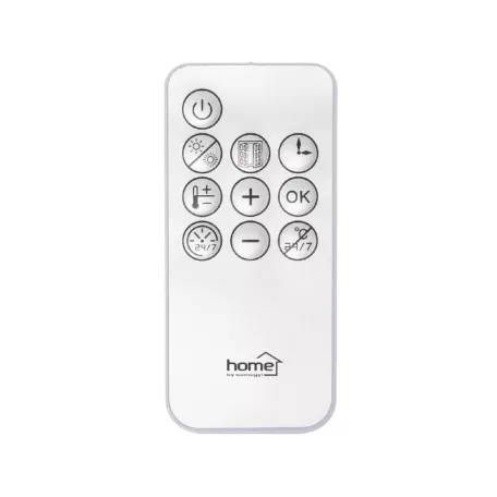 Home FKF26201 fürdőszobai ventilátoros fűtőtest, 2000 W, 2 fokozat, PTC fűtőelem, távirányító, LED kijelző, IPX2