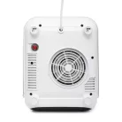 Home FKF26201 fürdőszobai ventilátoros fűtőtest, 2000 W, 2 fokozat, PTC fűtőelem, távirányító, LED kijelző, IPX2