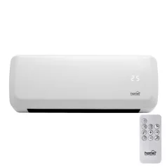   HOME FKFATLANTA fali elektromos ventilátoros fűtőtest, max. 2000 W, 2 fokozat, termosztát, heti program, távirányító