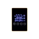 HOME FKFTITAN fali ventilátoros fűtőtest, max. 2000 W, 2 fokozat, termosztát, heti program, STOP program, távirányító