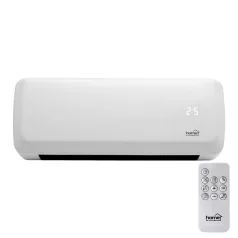   Home FKF 42201 fali elektromos ventilátoros fűtőtest, 1000W/2000W, heti program, távirányító, fehér