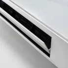 Home Smart fali ventilátoros fűtőtest üveg előlappal FKF 54203 Wifi-s okos LCD kijelzős fali fűtőtest, 2000W TUYA applikáció fali fűtőtest PTC