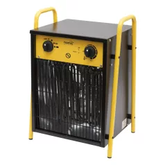   HOME FKI9 hordozható ventilátoros fűtőtest, max. 9000 W, 2 fokozat, termosztát, IPX4, dupla falú ház