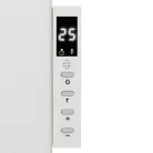 HOME FKIR450 hordozható/fali infrasugárzó fűtőtest, 450 W, Wifi, digitális termosztát, gyerekzár, LED kijelző, távirányító