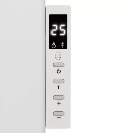 HOME FKIR450 hordozható/fali infrasugárzó fűtőtest, 450 W, Wifi, digitális termosztát, gyerekzár, LED kijelző, távirányító