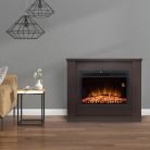 HOME FKK 22  elektromos látványkandalló 1000/2000w beépített termosztát távirányító programozható fűtésre optimalizált