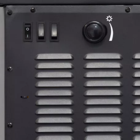 HOME FKK26 szabadon álló elektromos látványkandalló, max. 2000 W, 2 fokozat, LED lángeffekt, panoráma tűztér, termosztát
