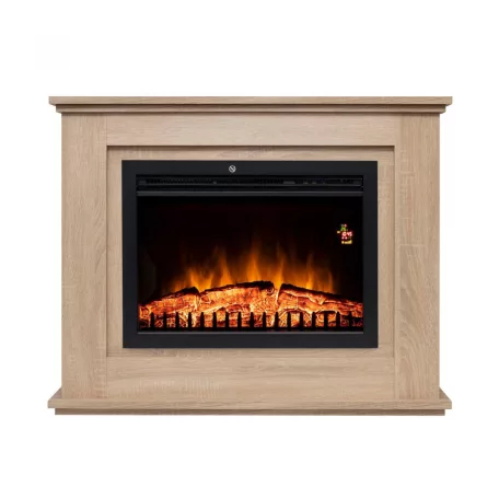 HOME FKKF 03 BOLOGNA világos sonoma keret kandallóbetéthez (CSAK KERET ) látványkandallóhoz