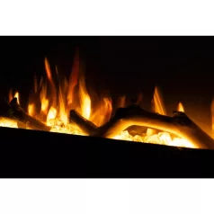   HOME FKKI08 beépíthető/fali elektromos látványkandalló, max. 2000 W, fényeffekt, 2 fokozat, heti időzítés, távirányító