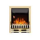 HOME FKKI25G beépíthető elektromos látványkandalló, max. 2000 W, LED fényeffekt, 2 fokozat, távirányító, heti időzítés, arany díszítés