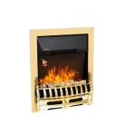 HOME FKKI25G beépíthető elektromos látványkandalló, max. 2000 W, LED fényeffekt, 2 fokozat, távirányító, heti időzítés, arany díszítés