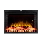 Home FKKI 04 Beépíthető elektromos látványkandalló, 1000W/2000W, Távirányító, LED, Fekete Beépíthető látványkandalló-betét