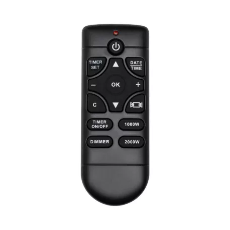 Home FKKI 04 Beépíthető elektromos látványkandalló, 1000W/2000W, Távirányító, LED, Fekete Beépíthető látványkandalló-betét