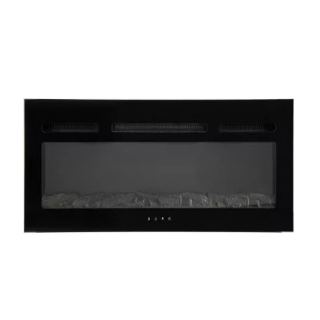 Home FKKI 05 beépíthető vagy falra szerelhető elektromos látványkandalló, 1000W/2000W, heti program, távirányító