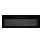 Beépíthető vagy falra szerelhető elektromos kandalló, 127 cm, távirányító, színválasztás, természetes égés hatás, időzítő, színes láng, teljesítmény 2000 W Beépíthető látványkandalló