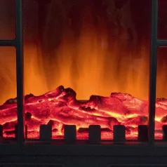   Home FKK 04 szabadon álló elektromos kandalló, panoráma, 925W/1850W, fekete